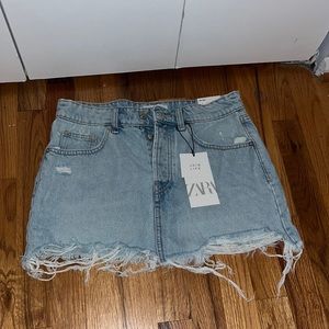 Light Wash Denim Skirt